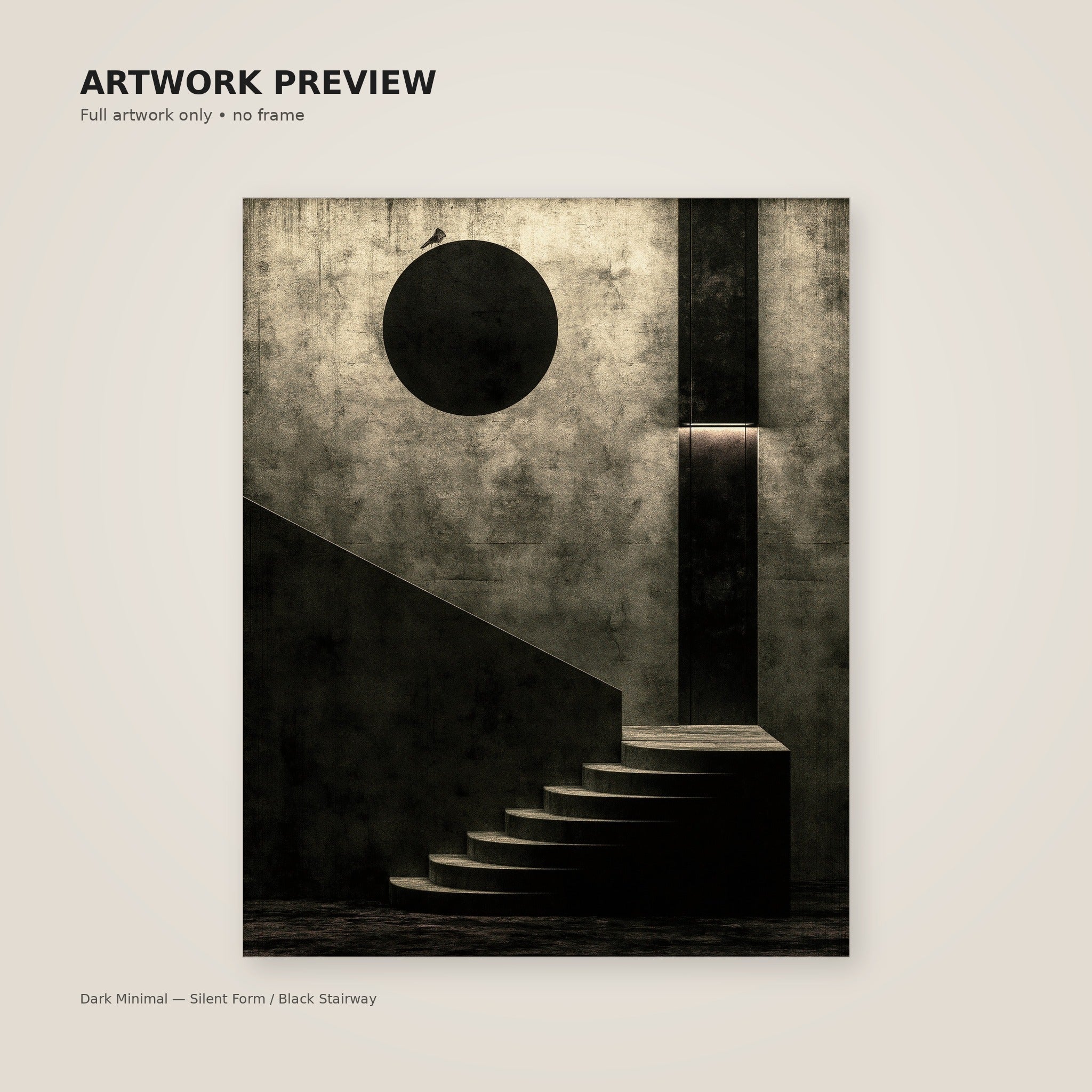 Black Stairway artwork preview