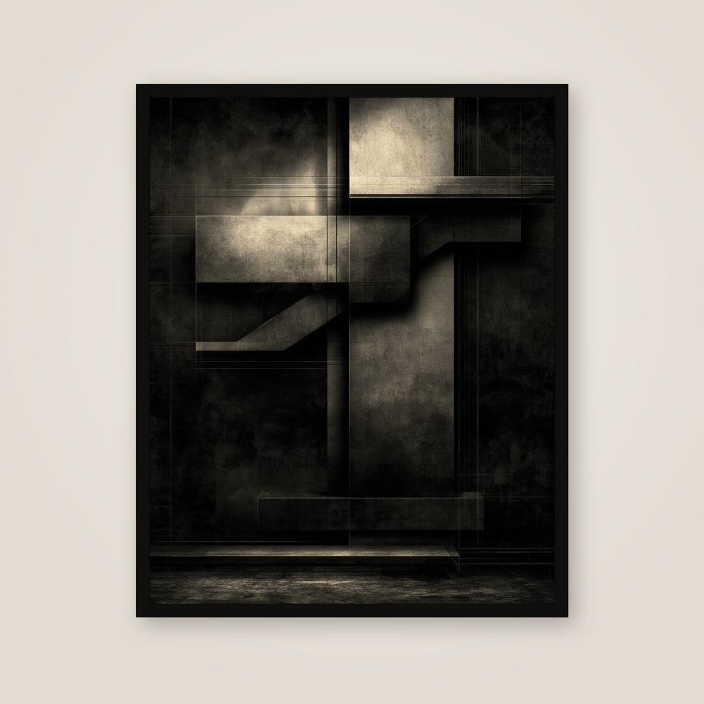 Shadow Structure framed wall art main product image