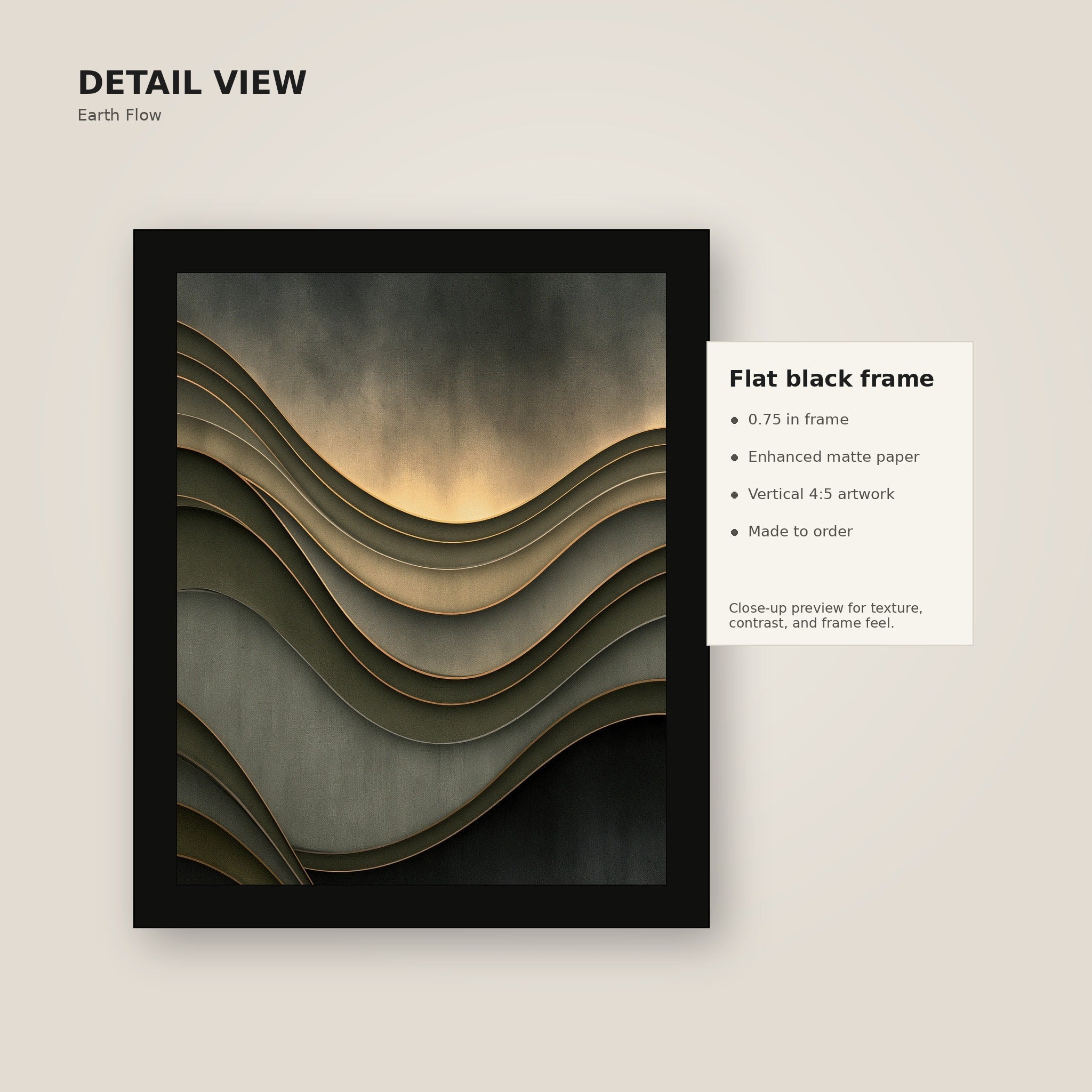 Earth Flow detail view