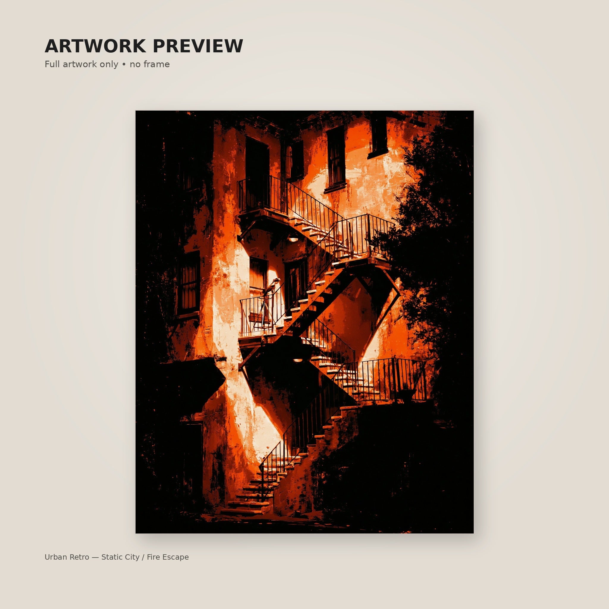 Fire Escape artwork preview