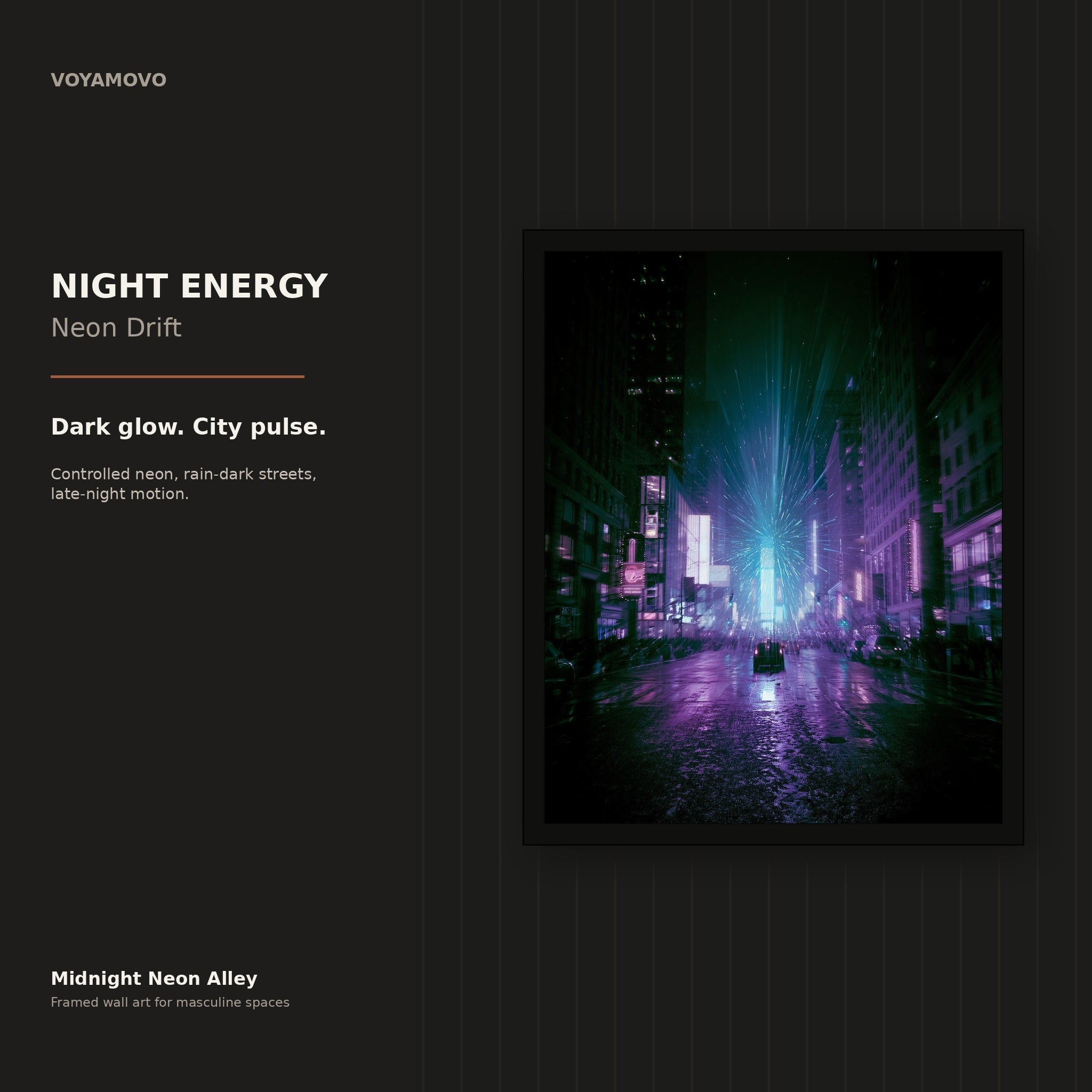 Midnight Neon Alley collection mood image