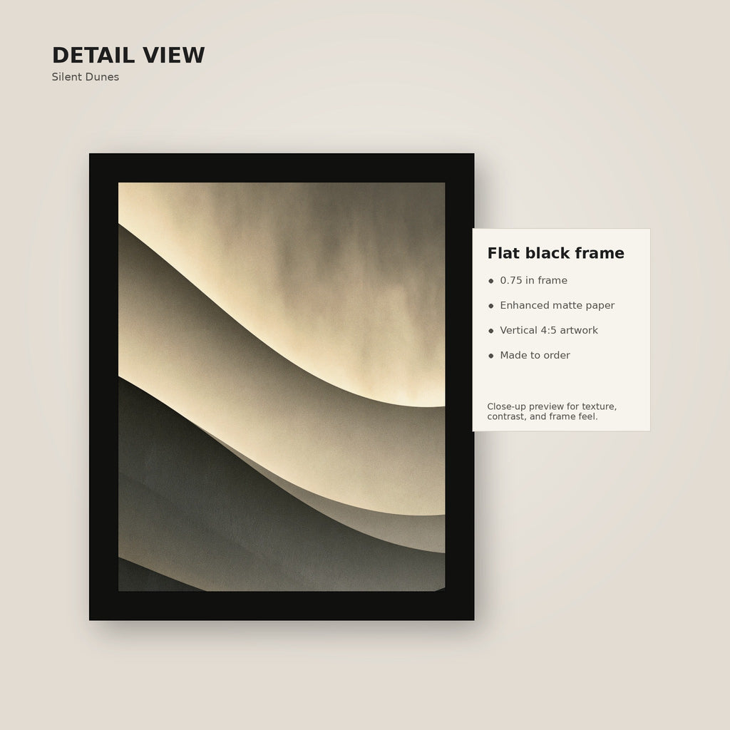 Silent Dunes detail view