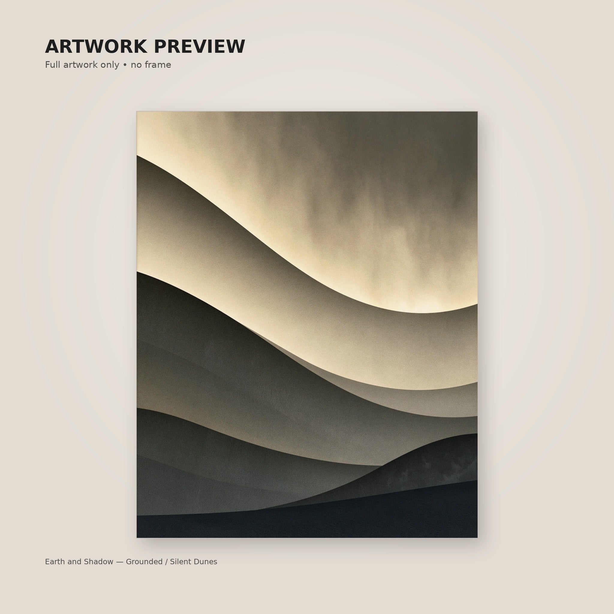 Silent Dunes artwork preview