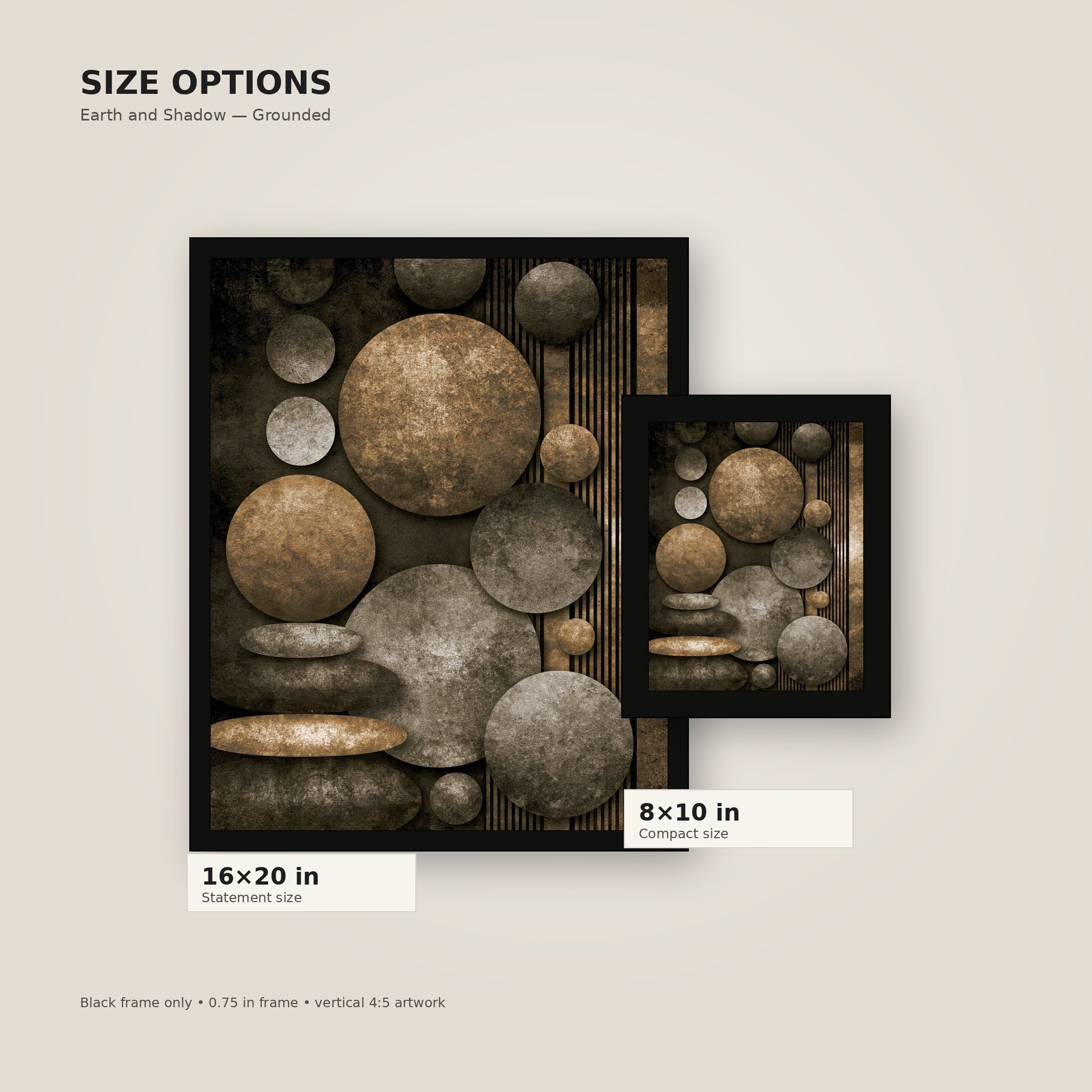 Stone Gravity size comparison
