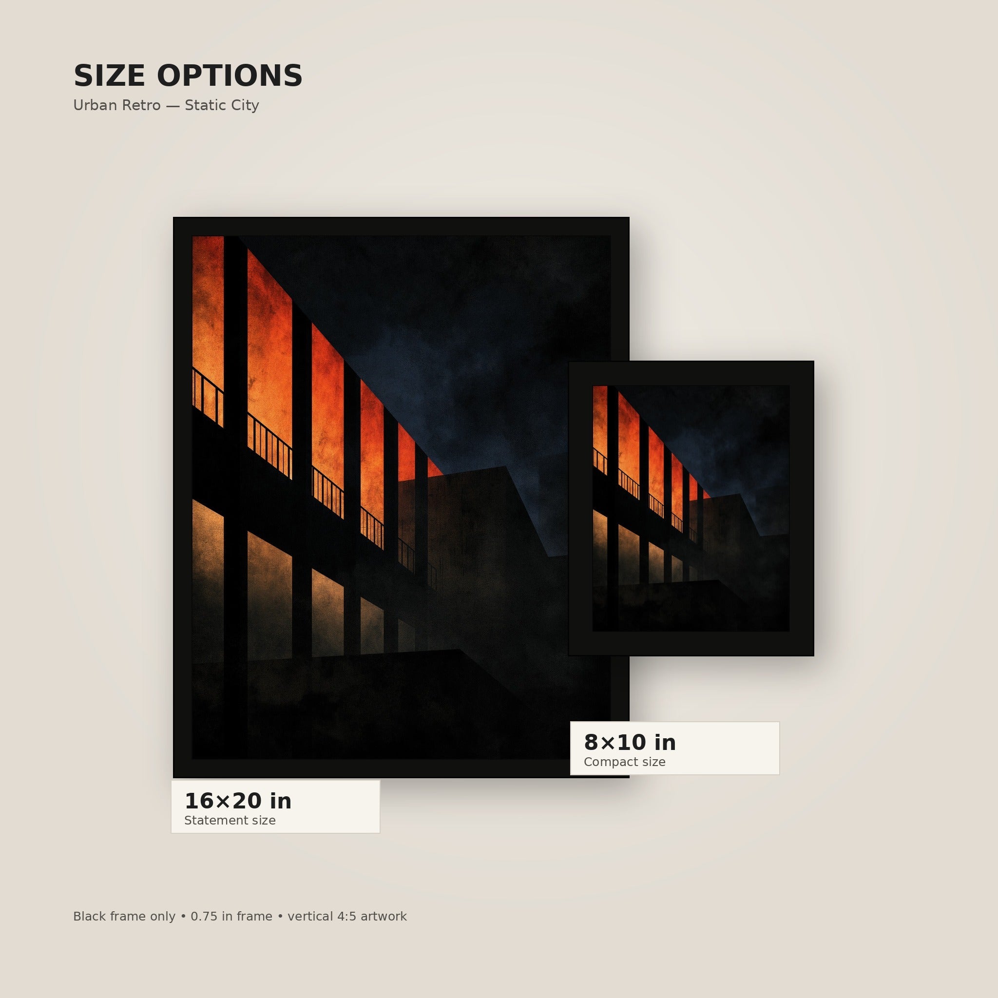 Dark Passage size comparison